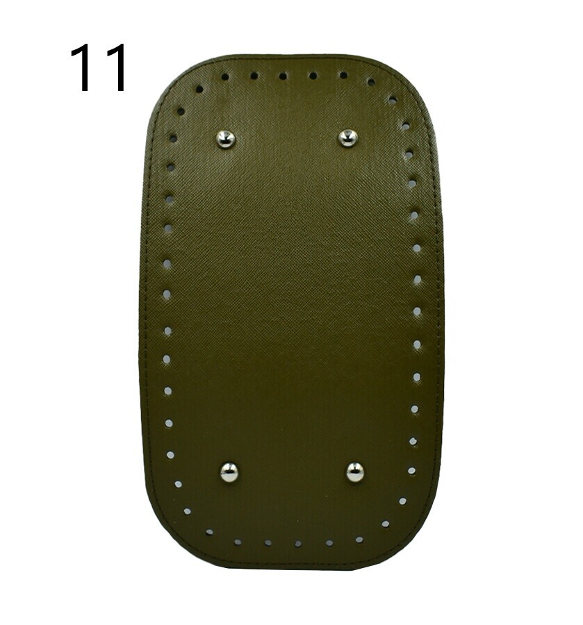 GORA,DERİ ÇANTA TABANI 15x25 RİVETLİ DİKDÖRTGEN - 11