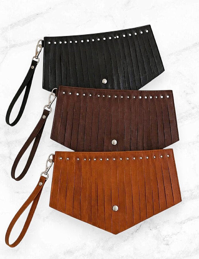 GORA,DERİ EL ÇANTASI [GECE ÇANTASI] - 