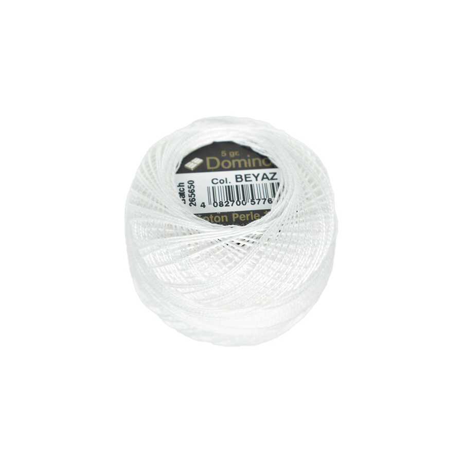 Domino,kotonperle 12 No 5gr - Beyaz