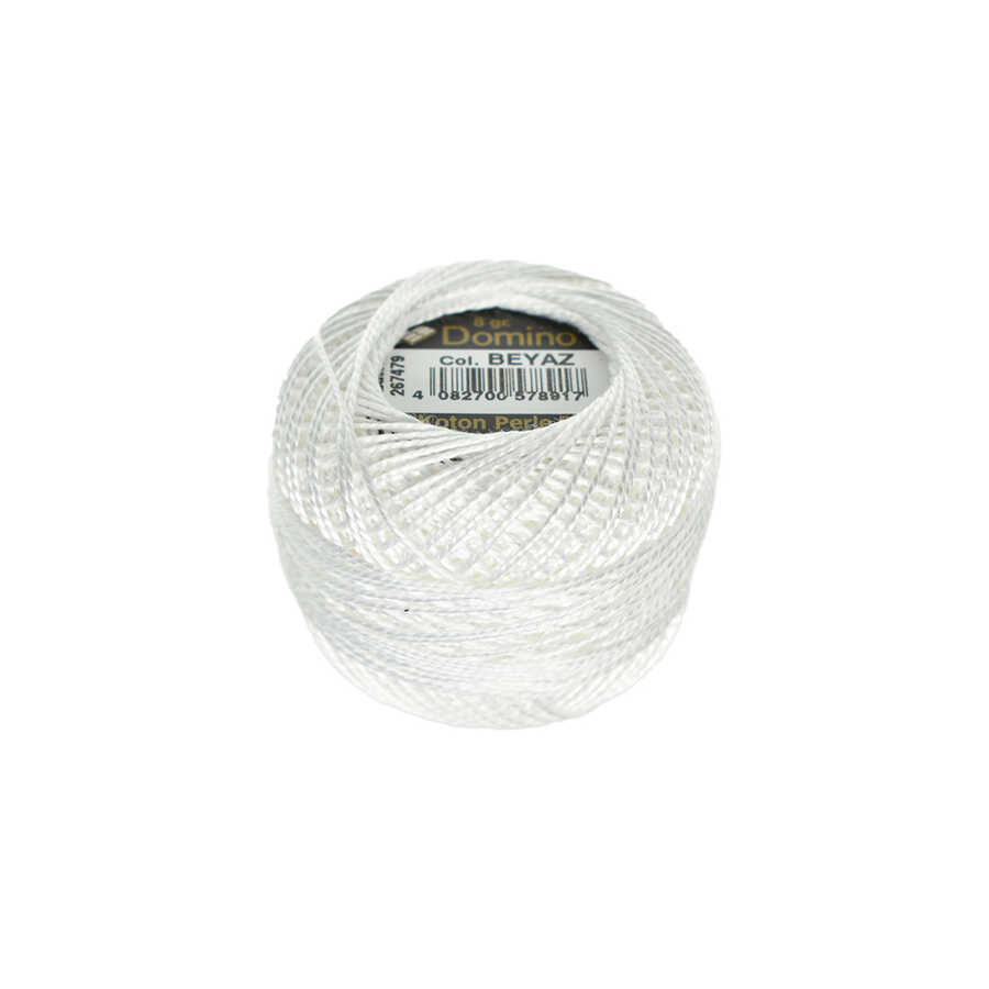 Domino,kotonperle 8 No 8gr  - Beyaz