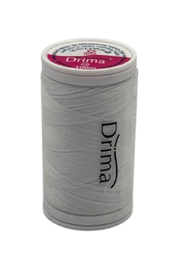 DRİMA,100 MT DİKİŞ İPLİĞİ KARIŞIK SİYAH-BEYAZ - 1