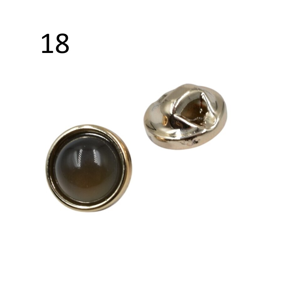 GORA,DÜĞME - RENKLİ TAŞ BLUZ - 18