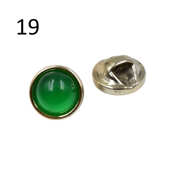 GORA,DÜĞME - RENKLİ TAŞ BLUZ - 19