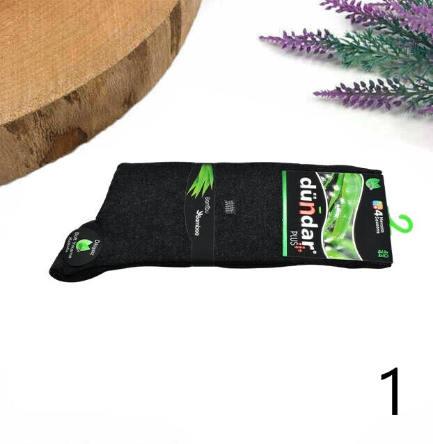 DÜNDAR,PLUS ERKEK BAMBU LYCRA SOKET (5602) - 1