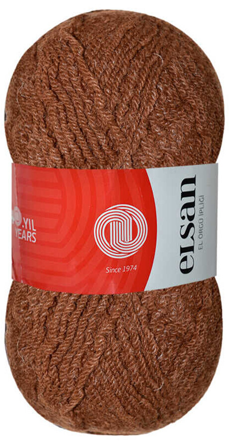 ELSAN İNCE 9/3 KIZIL KAHVE - elsan