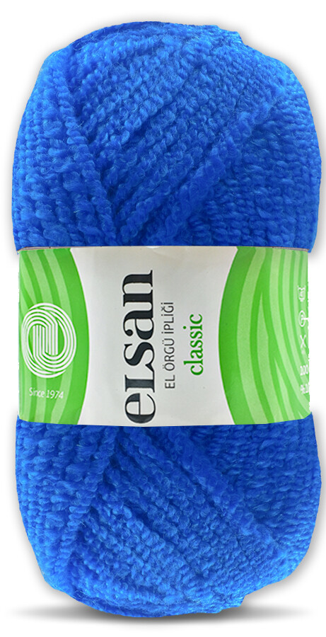ELSAN,KALIN PATİKLİK 6/2,EL ÖRGÜ İPLİKLERİ MAVİ - elsan