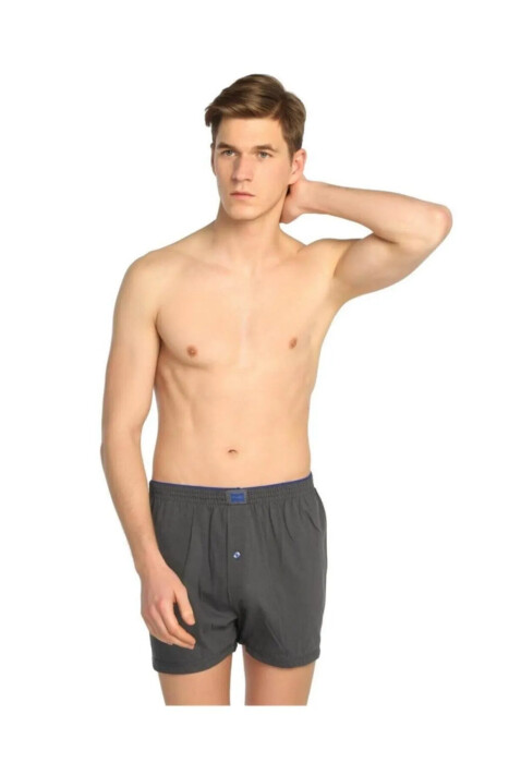 TUTKU,ERKEK PENYE DÜZ BOXER NO:XL FÜME - Tutku