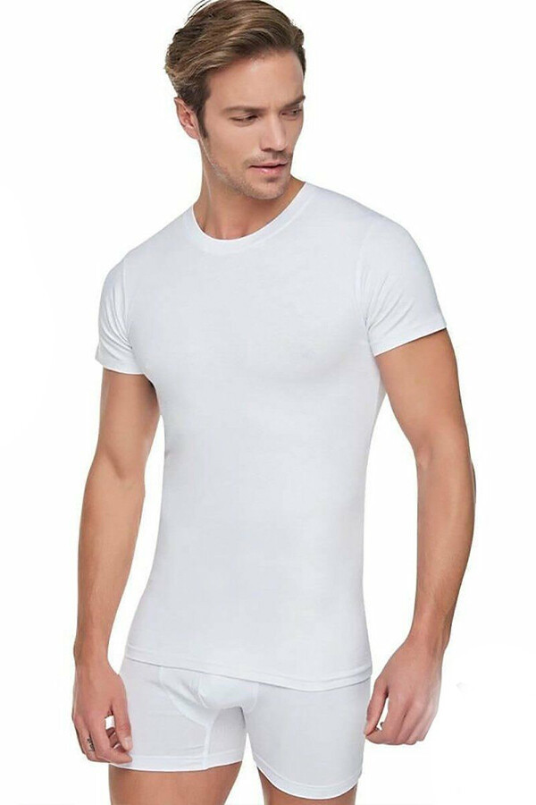 TUTKU,ERKEK PENYE SIFIR YAKA NO:3 BEYAZ - Tutku