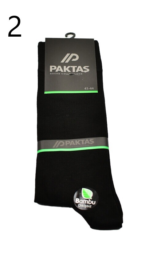 PAKTAŞ,ERKEK SOKET ÇORAP DİKİŞSİZ BAMBU - 2
