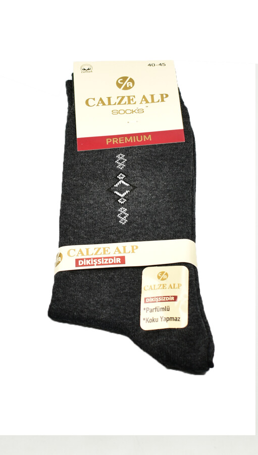 CALZE ALP,ERKEK SOKET ÇORAP (DİKİŞSİZ) - CALZE ALP