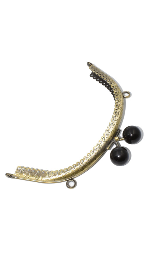 GORA,OVAL BONCUKLU ÇANTA SAPI 16.5 CM (ALT-1) - (1)