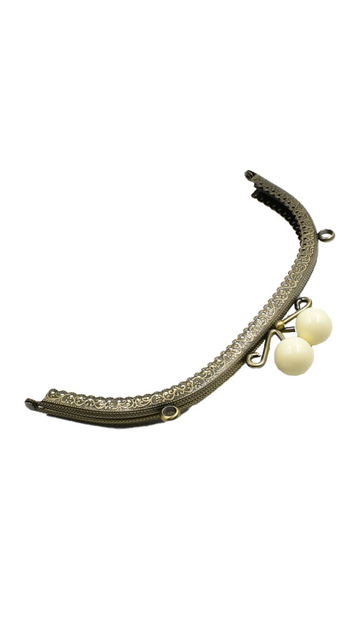 GORA,OVAL BONCUKLU ÇANTA SAPI 20.5 CM (ALT-1) - (1)