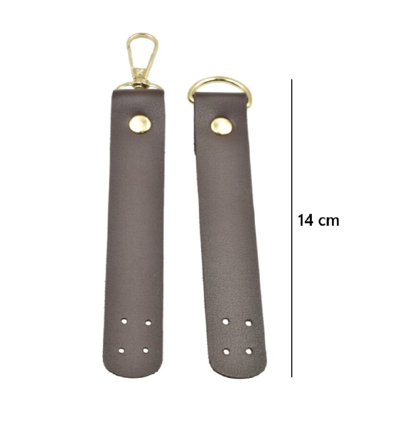 GORA,14 CM ÇANTA AĞZI KAPAMA KAHVE - GORA