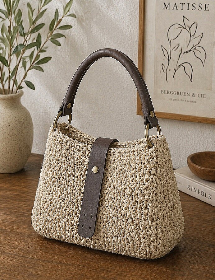 GORA,14 CM ÇANTA AĞZI KAPAMA KAHVE - GORA (1)