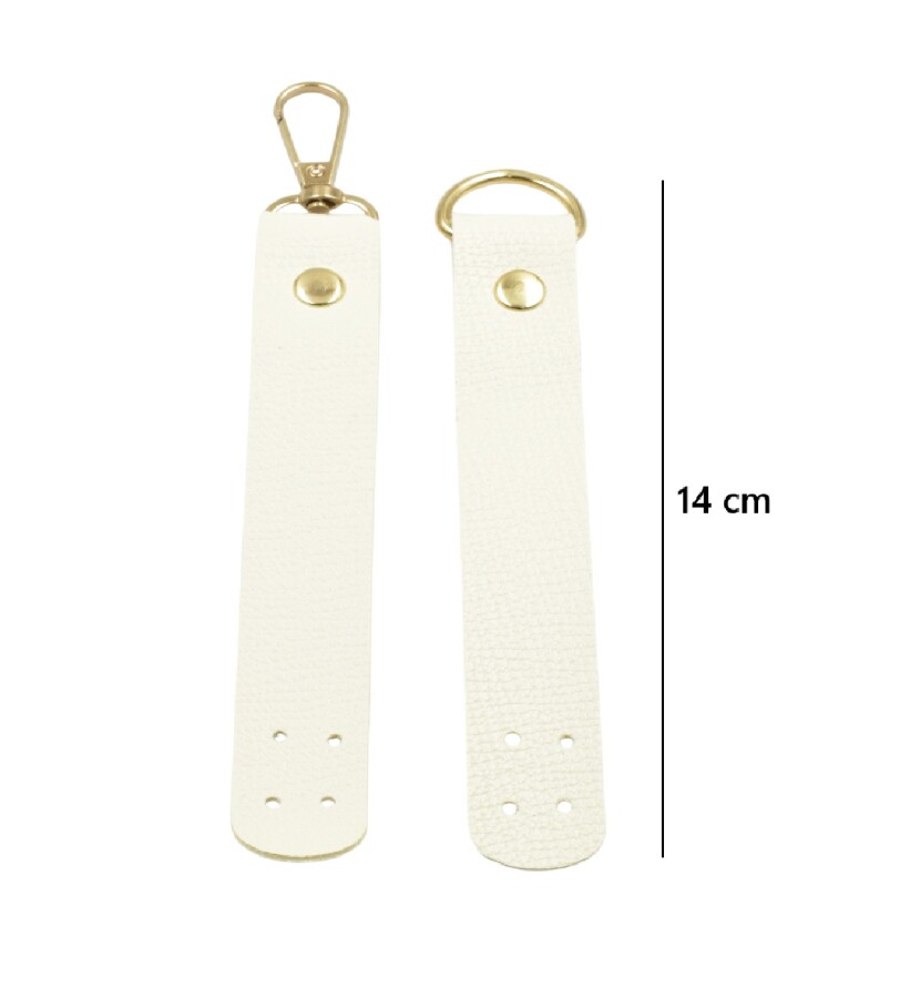 GORA,14 CM ÇANTA AĞZI KAPAMA KREM - GORA