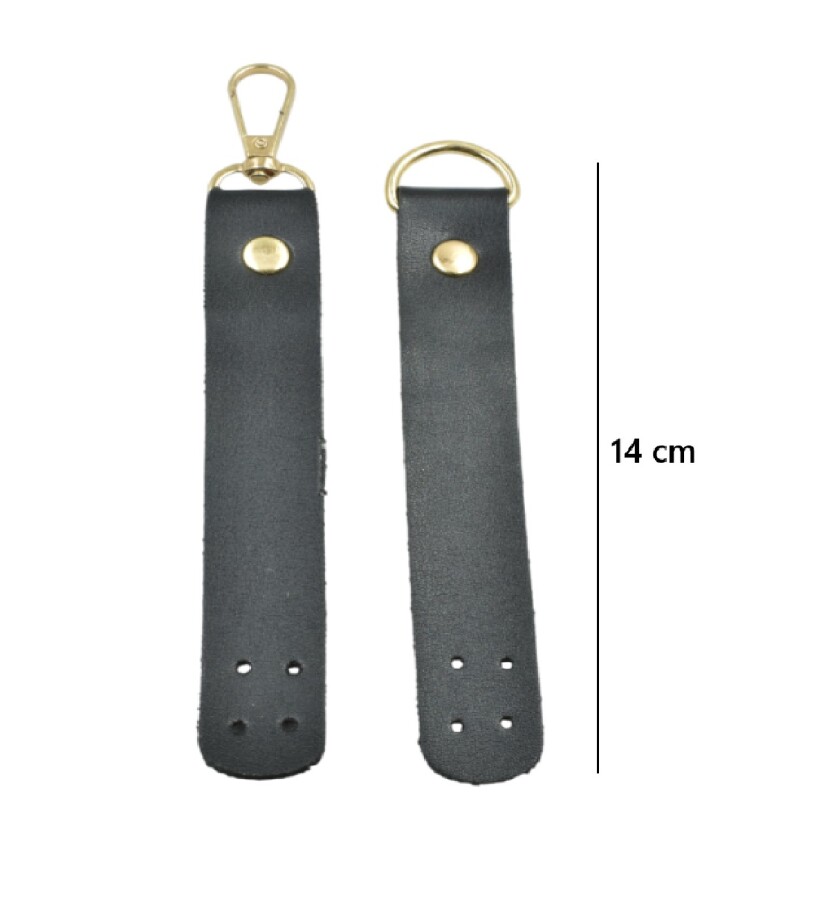 GORA,14 CM ÇANTA AĞZI KAPAMA SİYAH - GORA