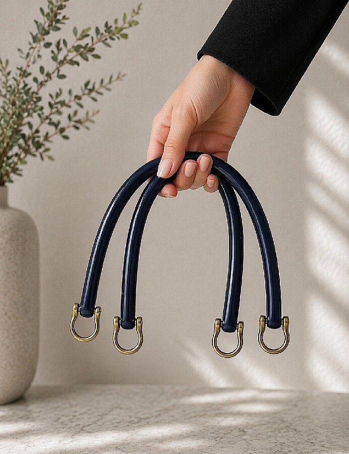 GORA,15 CM AKRİLİK ÇANTA SAPI LACİVERT - GORA (1)