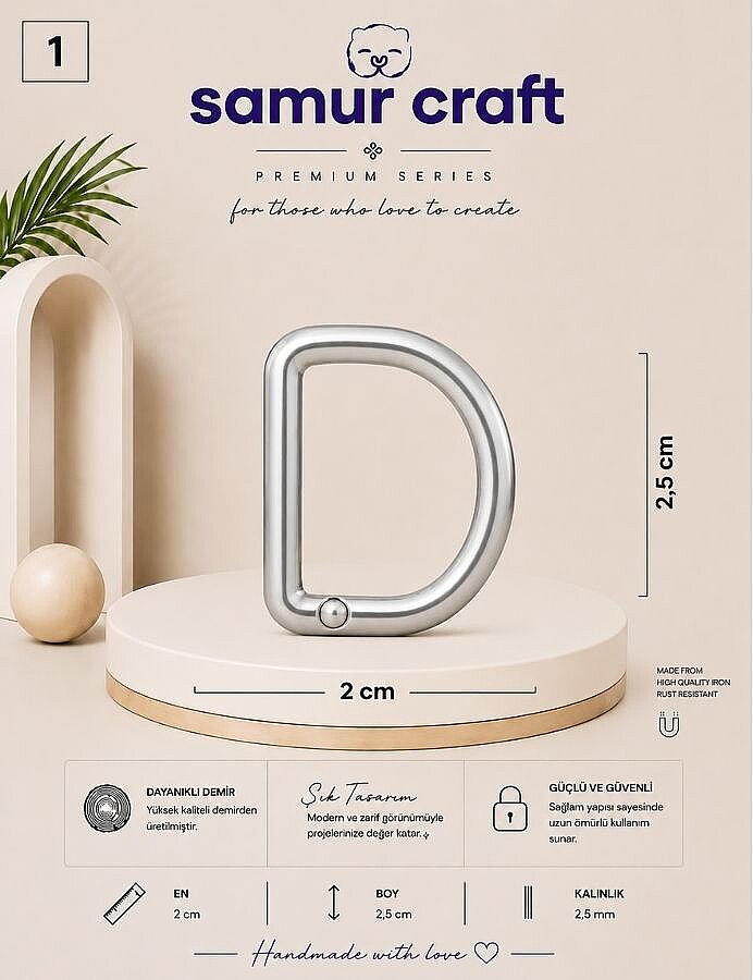 GORA,2 CM D MODELYAYLI HALKA - 