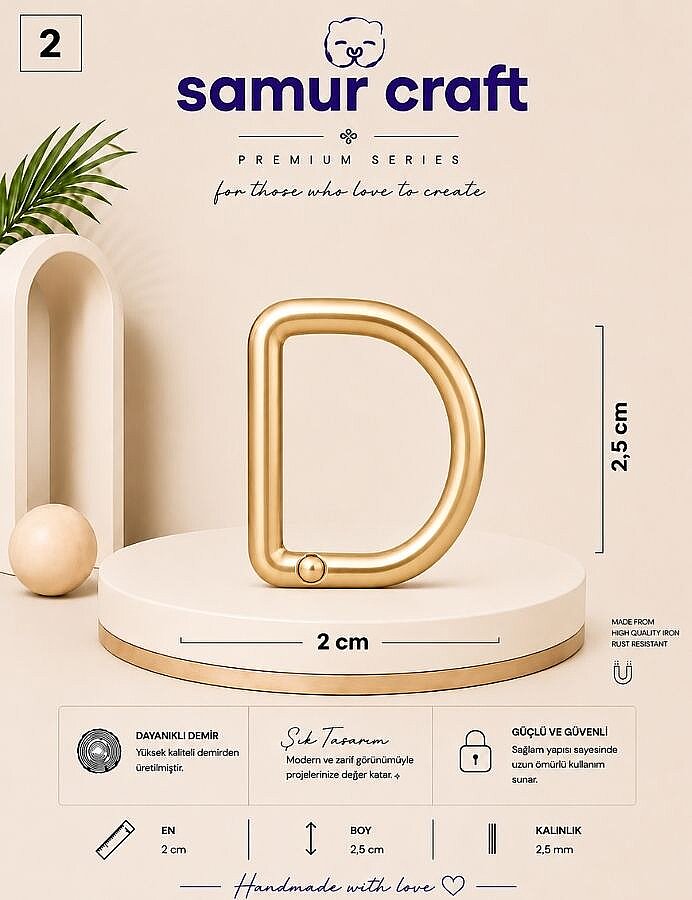 GORA,2 CM D MODELYAYLI HALKA - (1)