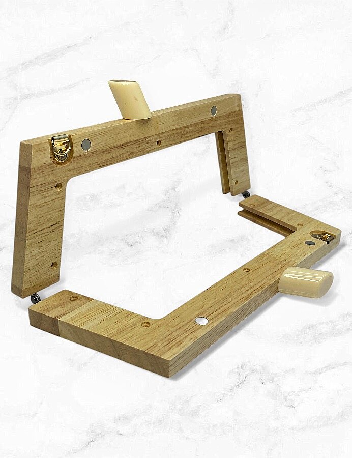 GORA,23 CM AHŞAP ÇANTA BURSU HAM AHŞAP - 2