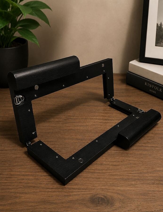 GORA,24 CM AHŞAP ÇANTA BURSU DİKDÖRTGEN MODEL - (1)