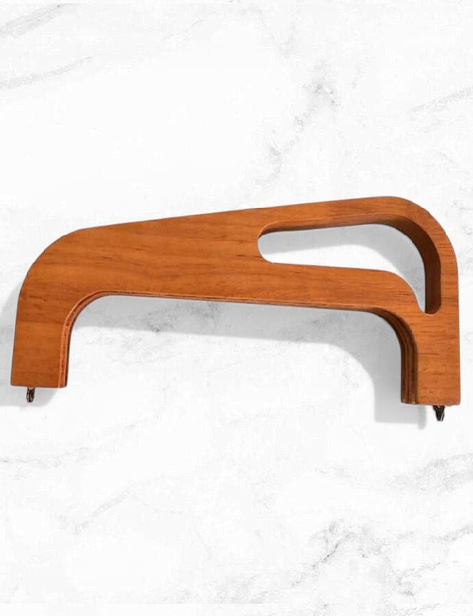 GORA,25 CM AHŞAP ÇANTA BURSU AHŞAP - GORA