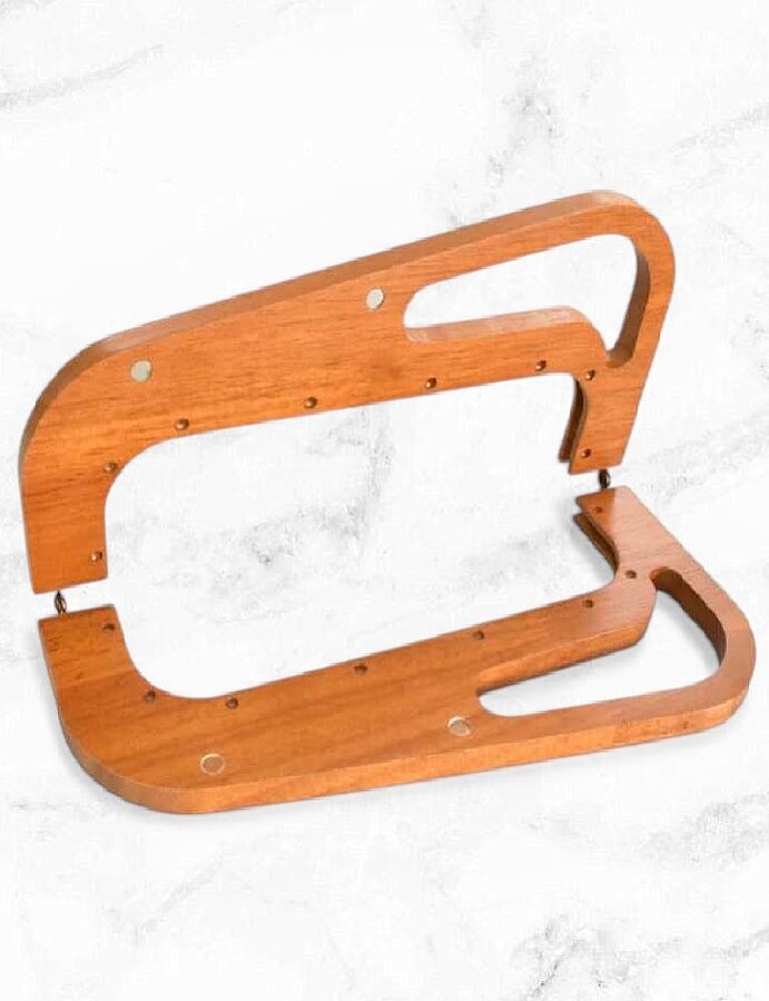 GORA,25 CM AHŞAP ÇANTA BURSU AHŞAP - GORA (1)