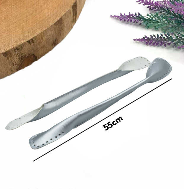 Gora,35 Cm Borulu Çanta Sapı Gümüş