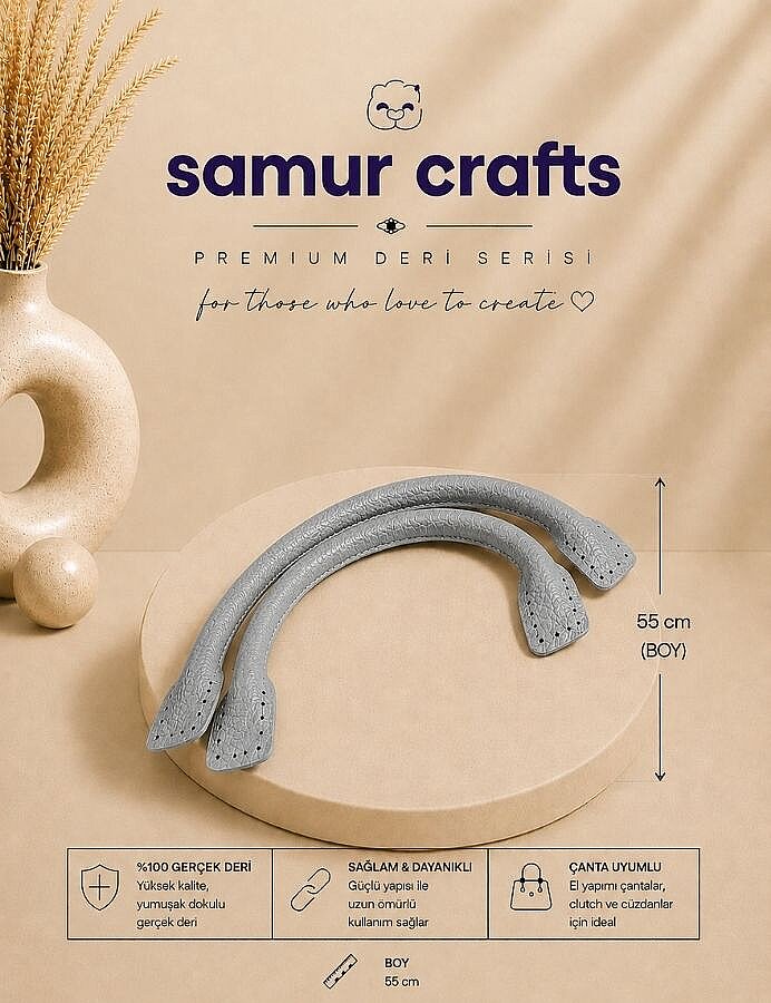 GORA,55 CM BORULU ÇANTA SAPI GRİ - GORA