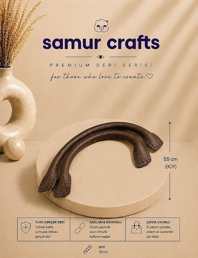 GORA,55 CM BORULU ÇANTA SAPI KAHVE - 1