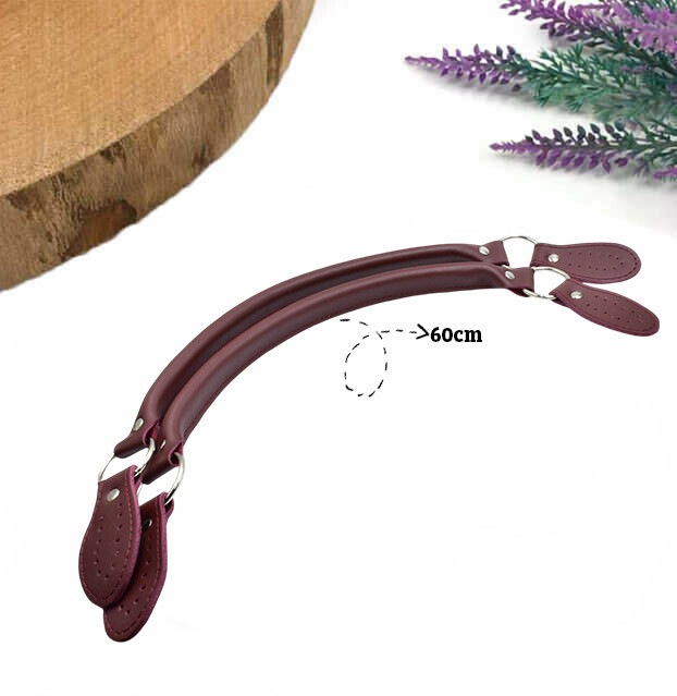 GORA,60 CM BORULU UÇLARI METAL ÇANTA SAPI BORDO - GORA