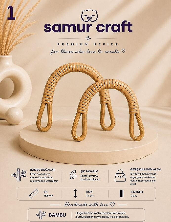GORA,BAMBU ÇANTA SAPI - 