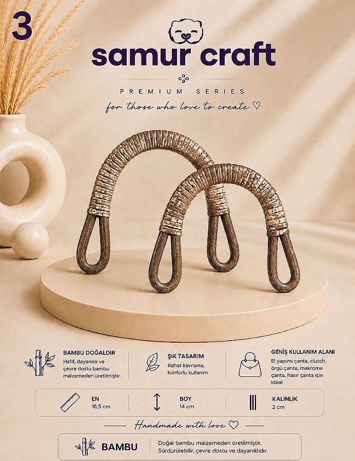 GORA,BAMBU ÇANTA SAPI - 3