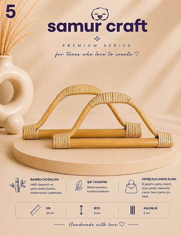 GORA,BAMBU ÇANTA SAPI - 5