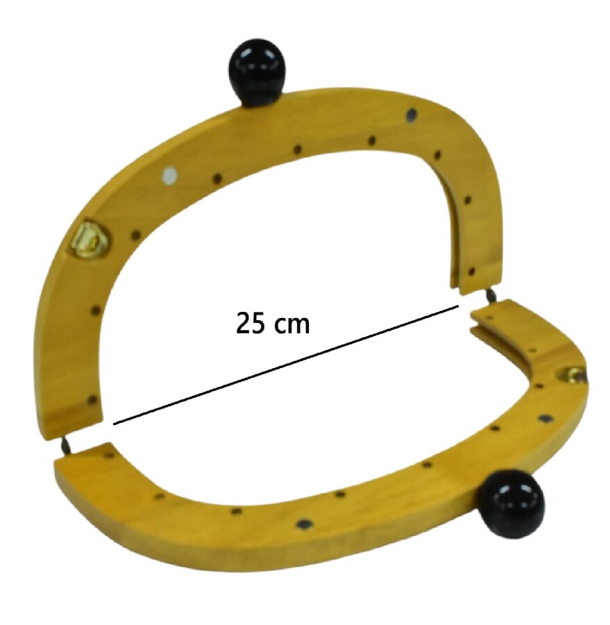 GORA,ÇANTA BURSU - AHŞAP 25CM - GORA