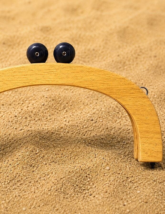 GORA,25 CM AHŞAP ÇANTA BURSU - GORA (1)