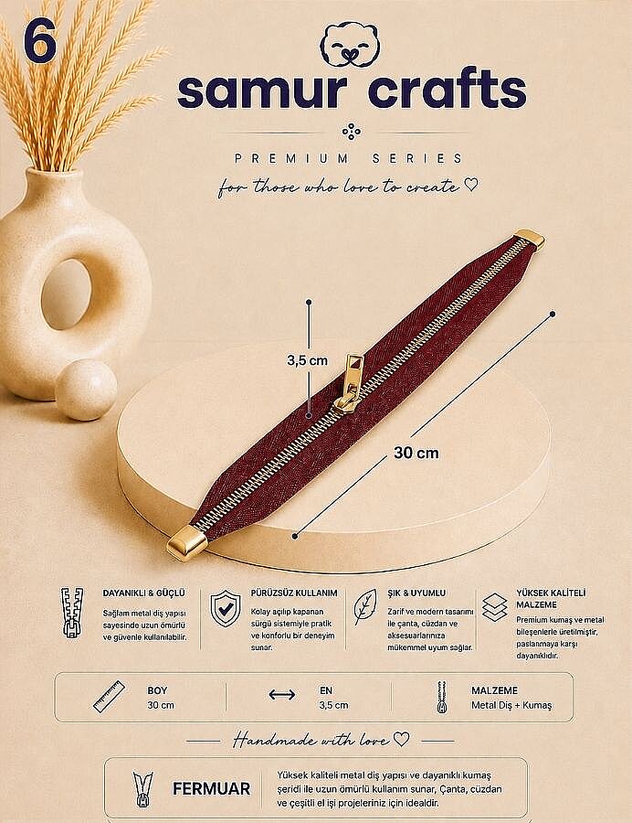 GORA,30 CM ÇANTA FERMUARI (DİP KAPALI) - 6