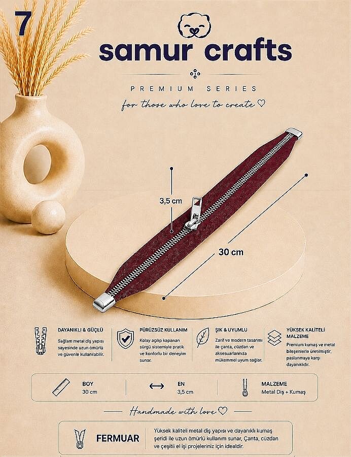 GORA,30 CM ÇANTA FERMUARI (DİP KAPALI) - 7