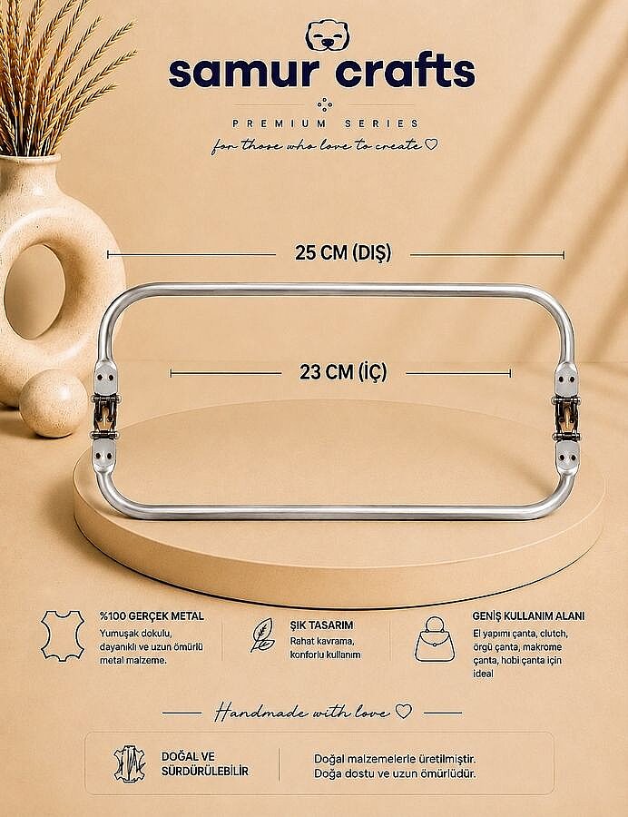 GORA,ÇİFT VİDALI GİZLİ BURS 25 CM - GORA
