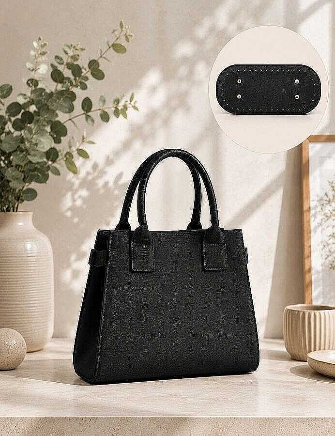 GORA,DERİ ÇANTA TABANI 10X20CM GRİ - 2