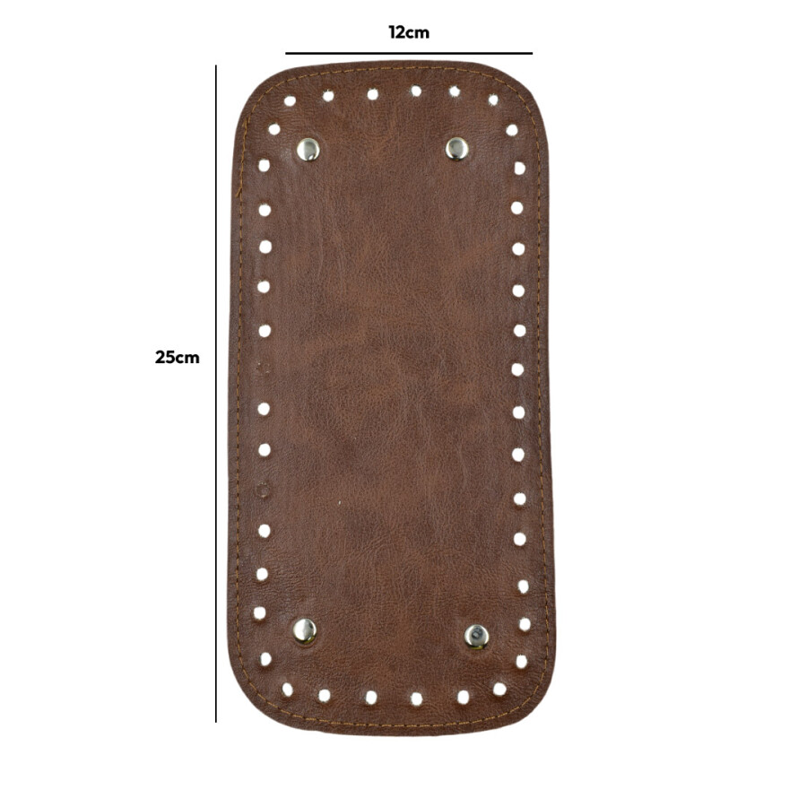 GORA,DERİ ÇANTA TABANI 12X25CM KAHVE 1 - GORA