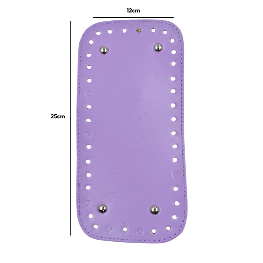 GORA,DERİ ÇANTA TABANI 12X25CM LİLA - GORA