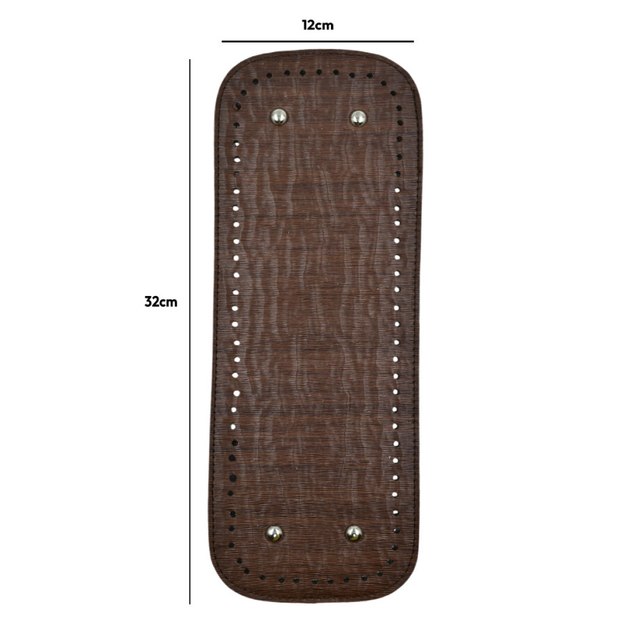 GORA,DERİ ÇANTA TABANI 12X32CM KAHVE 2 - GORA