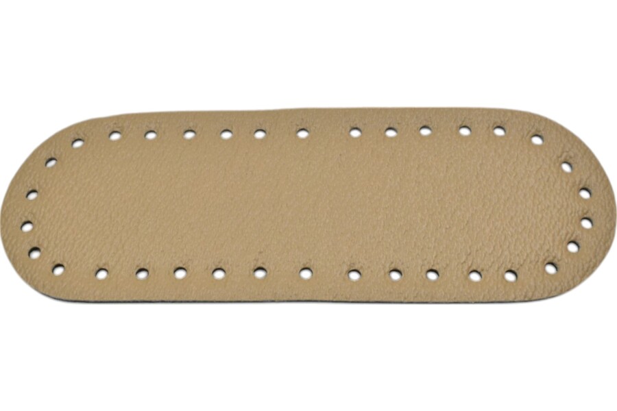 GORA,DERİ ÇANTA TABANI 17X06CM BEJ - GORA