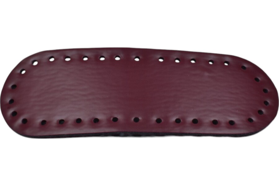 GORA,DERİ ÇANTA TABANI 17X06CM BORDO - GORA