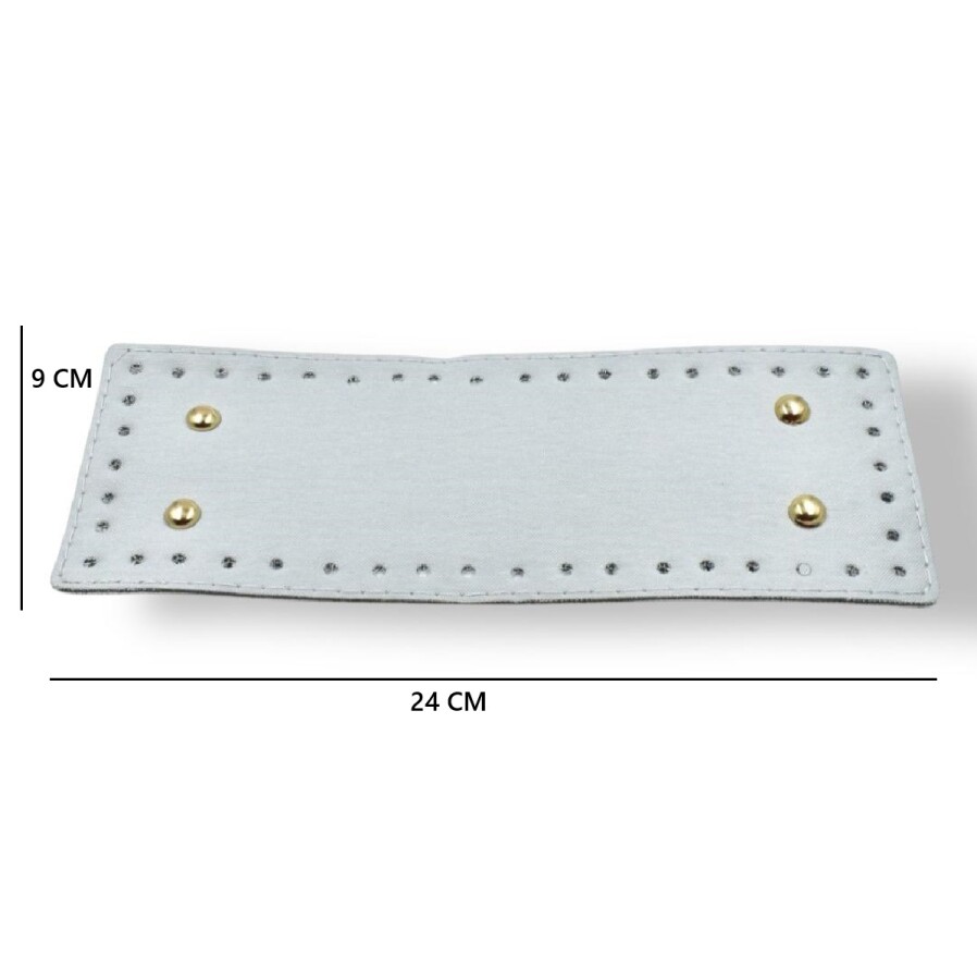 GORA,DERİ ÇANTA TABANI 9X24CM GRİ - GORA