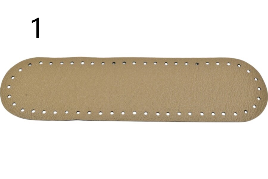 GORA,DERİ ÇANTA TABANI RİVETSİZ 25X07CM BEJ - GORA