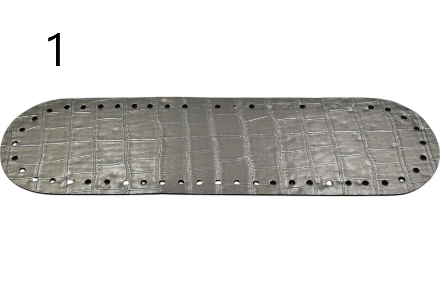 GORA,DERİ ÇANTA TABANI RİVETSİZ 25X07CM GRİ - GORA