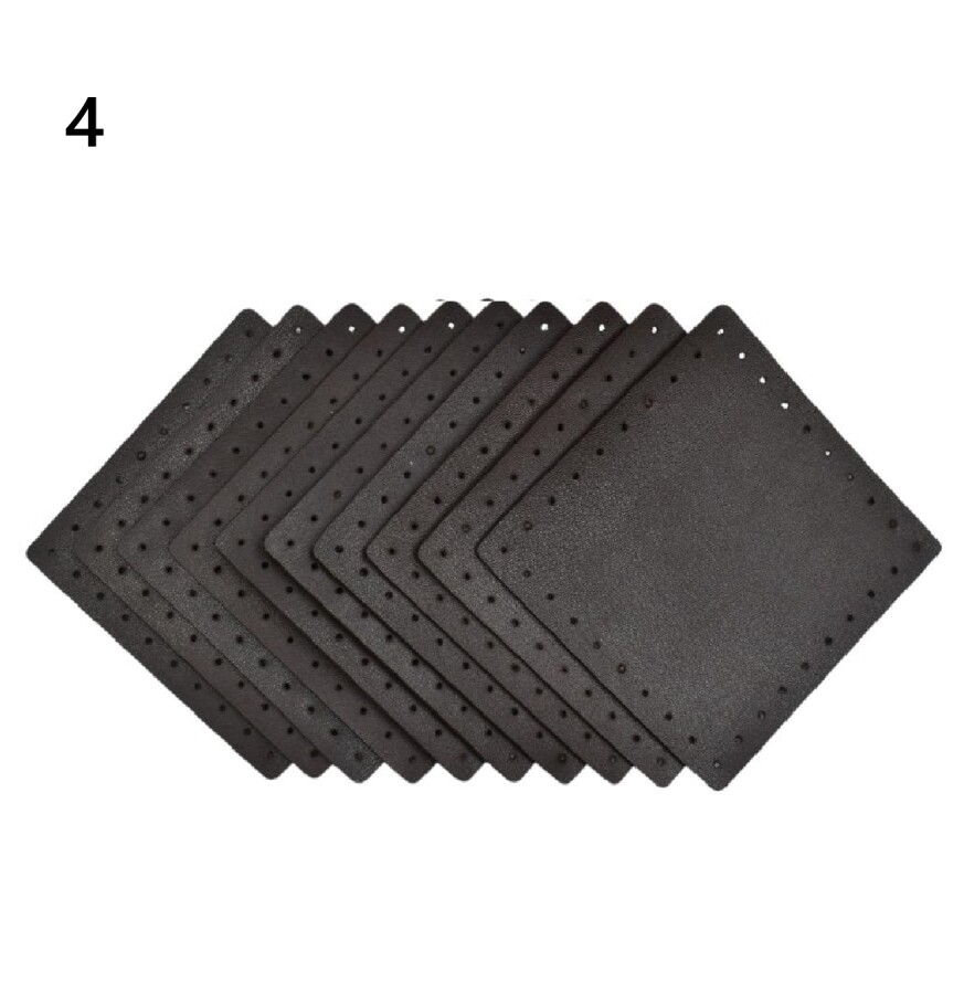 GORA,DERİ KARE ÇANTA SETİ 8X8 CM (10 ADET) - 4