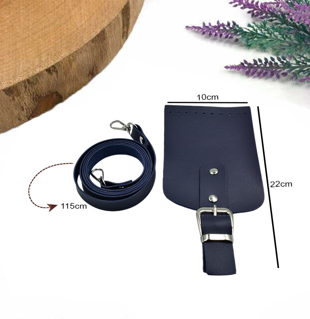 GORA,DERİ TELEFON ÇANTA SETİ LACİVERT - GORA